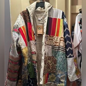 Multicolor Patchwork Jacket made in India